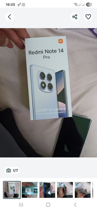 Srochno Redmi Note 14 Pro  8/256g sotiladi