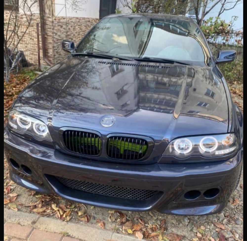 Faruri bmw e46 coupe cu angel eyes