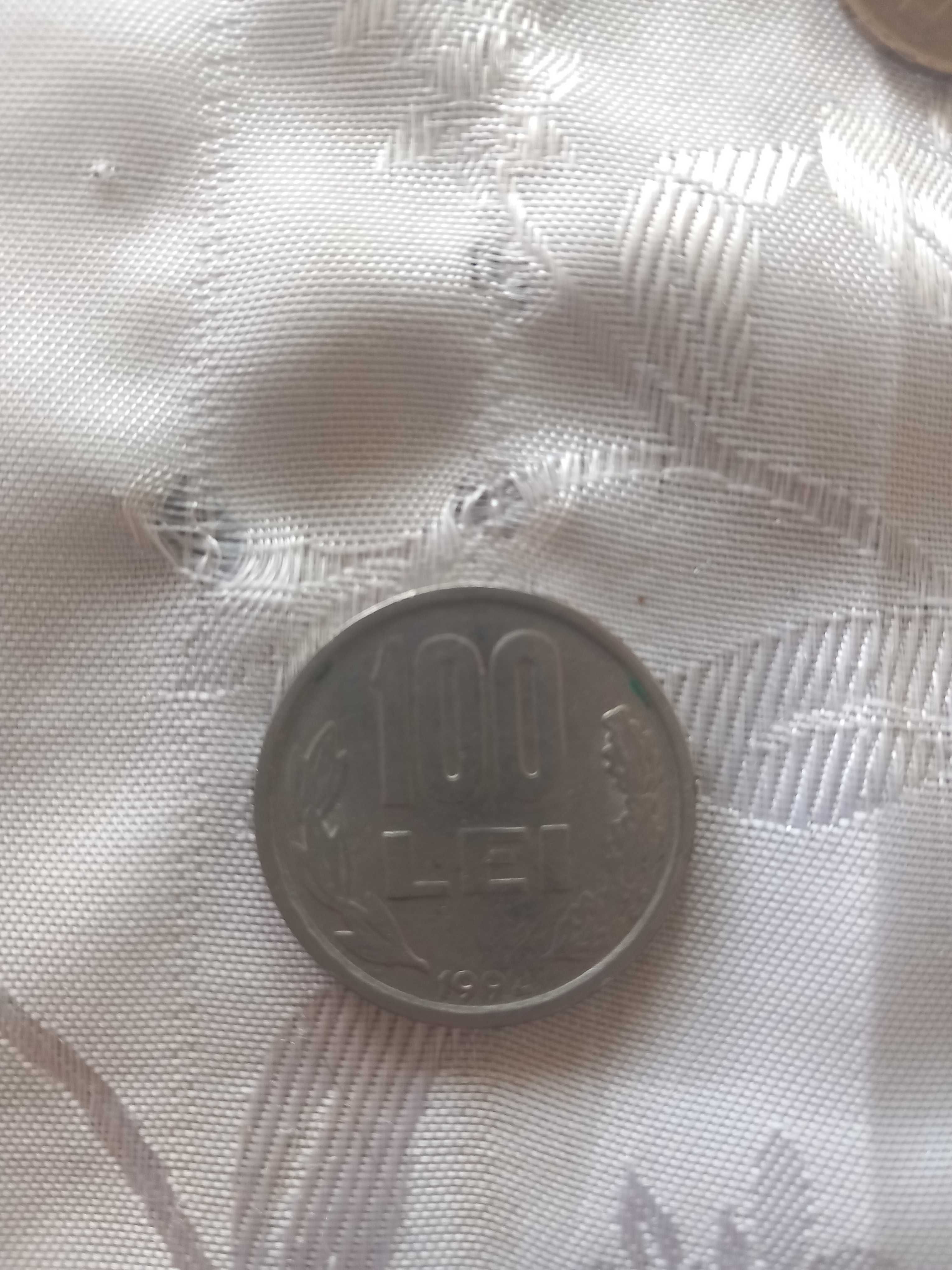 Monedă de 100 de lei cu Mihai Viteazu din anul 1992