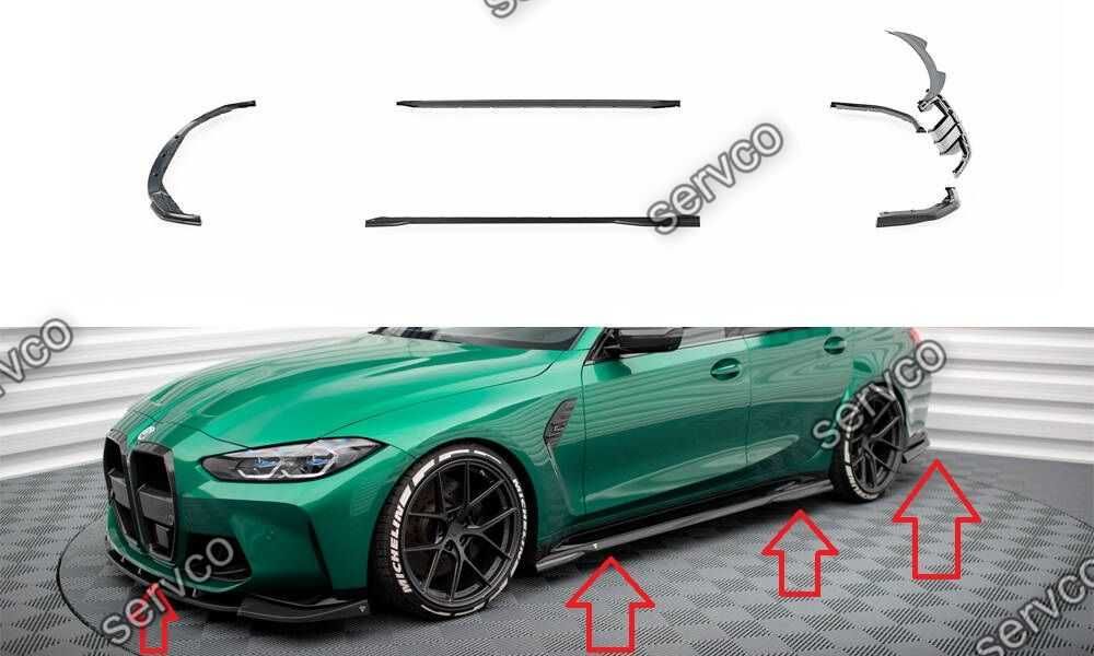 Pachet Set Body kit tuning Bmw M3 G80 Sedan 2021- v2 - Maxton Carbon
