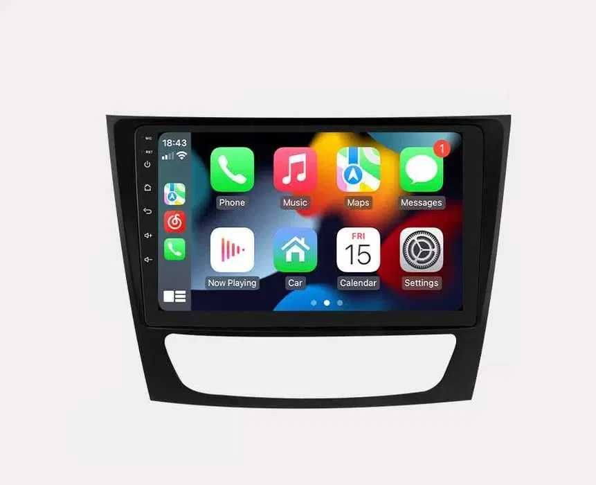 Navigatie GPS Mercedes E Class W211 E200 W219 CLS CarPlay QLed 1-8GB