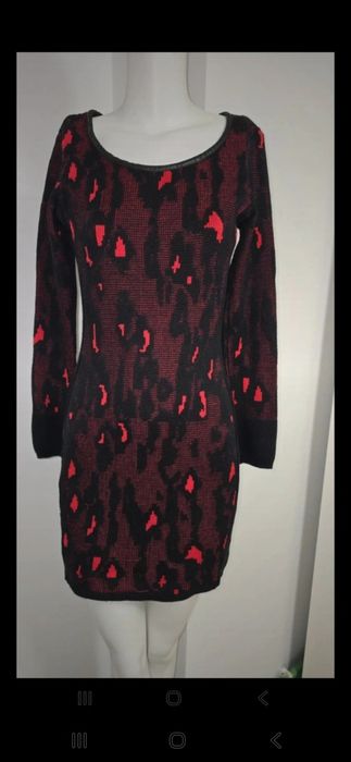 Rochie Dept superba insertii piele