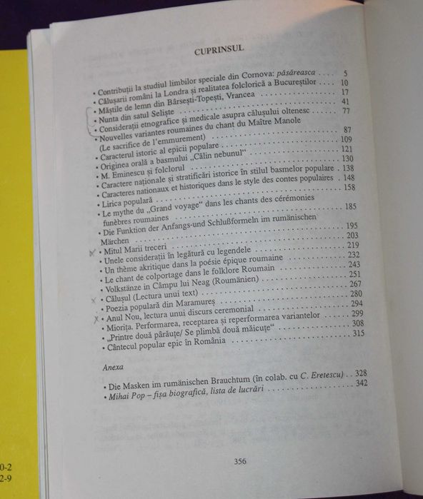 Carti follclor etnologie Mihai Pop Ion Ghinoiu Constantin Eretescu