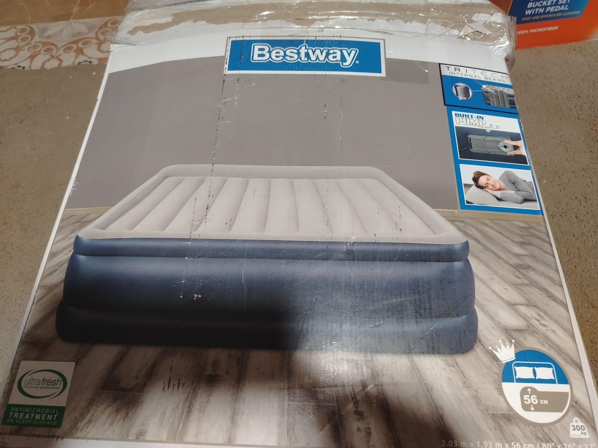 Saltea gonflabilă Bestway, modelul Ultra Fresh, cu tratament antimicro