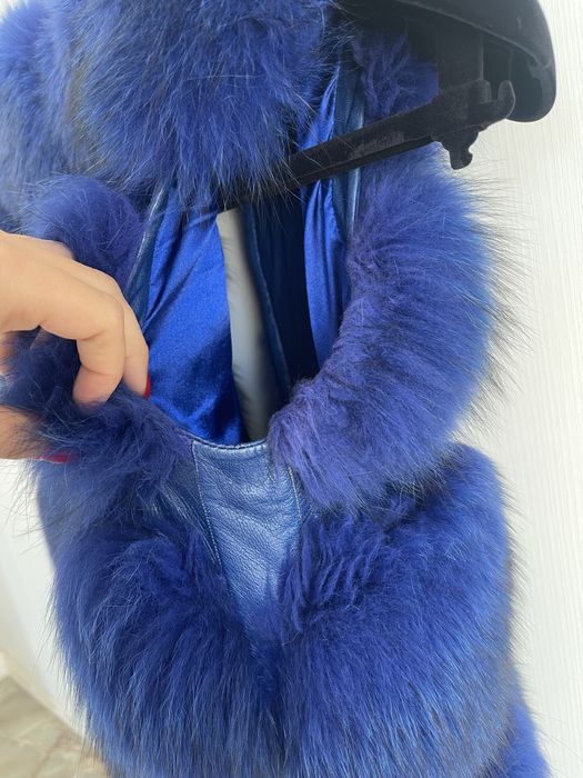 Естествен косъм лисица - елек