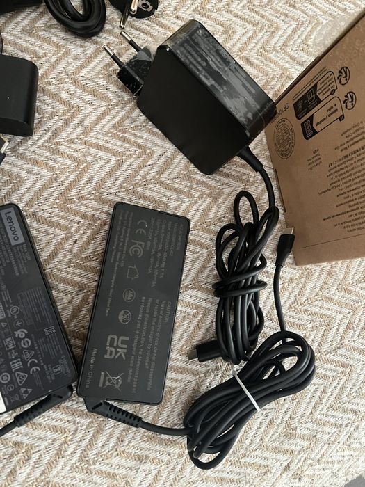 Incarcatoare laptop cu type C, 45w 65w 110w lenovo hp si usb galben