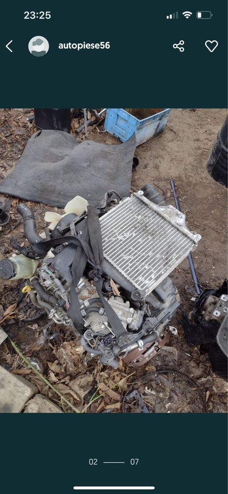 Motor complet Toyota hilux 2.5 2KD 2015 70.000 km piese dezmembrari