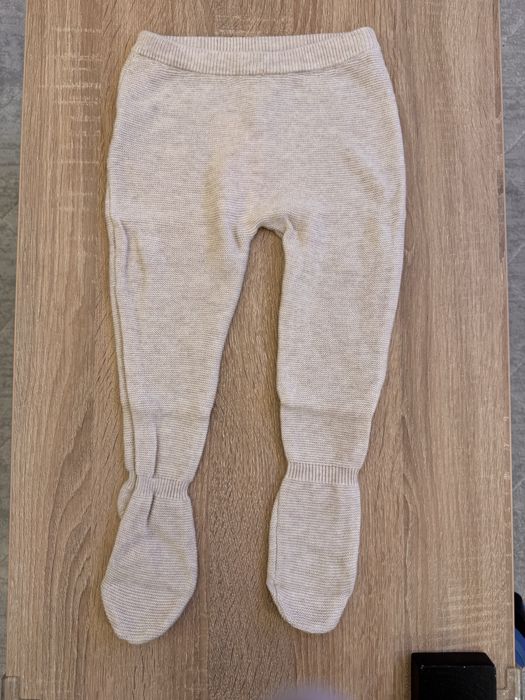Pantaloni bebe noi Mango 9-12 luni, marime 80