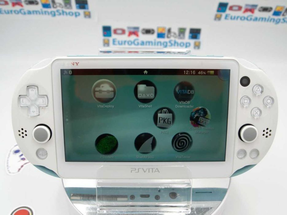 PS Vita Slim Blue White,CFW 128GB+Jocuri imp Japonia [JP19PSV2-01]