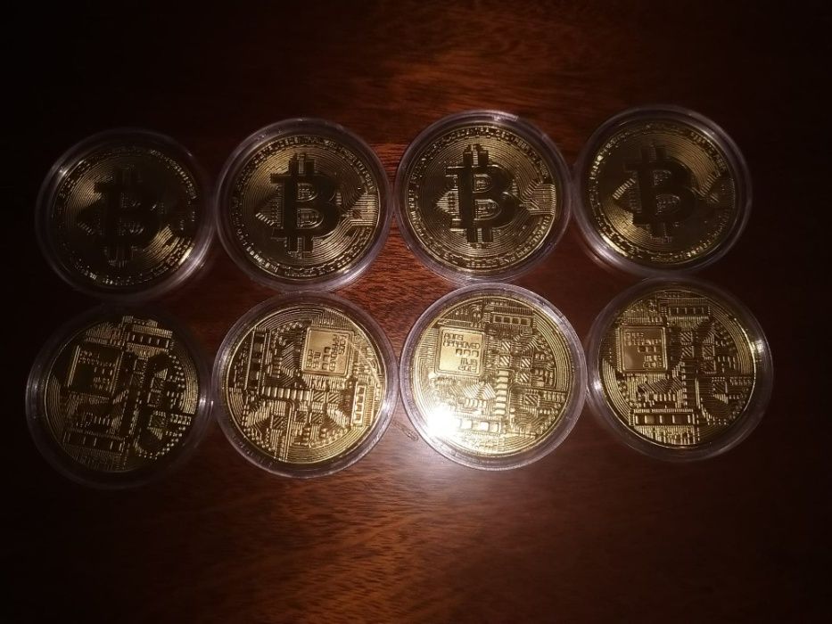 Moneda decorativa Bitcoin