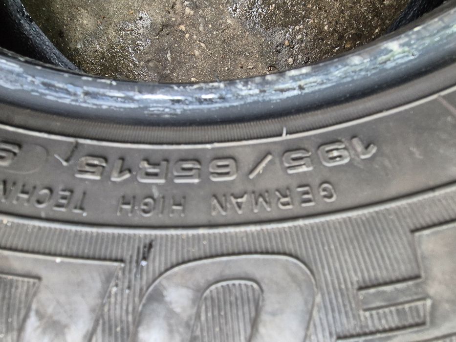 4бр зимни гуми фулда/ 195-65-15/6.2мм грайфер/2019г/