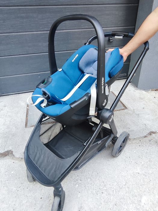Детска количка Maxi Cosi Zelia 2 в едно +  стол за кола Pebble 360+ ++