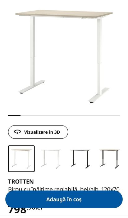 Birou și scaun Ikea noi, sigilate