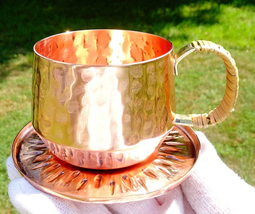 Медна халба,медна чаша,медна кана,чиста червена мед.