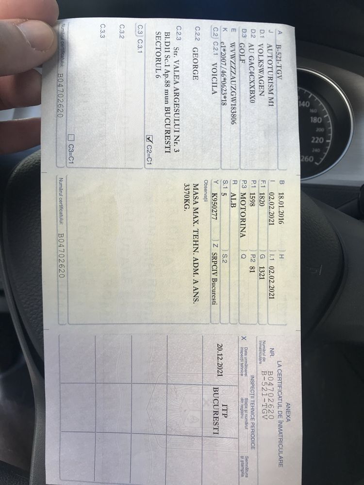 De vanzare volkswagen golf 7 1.6 tdi