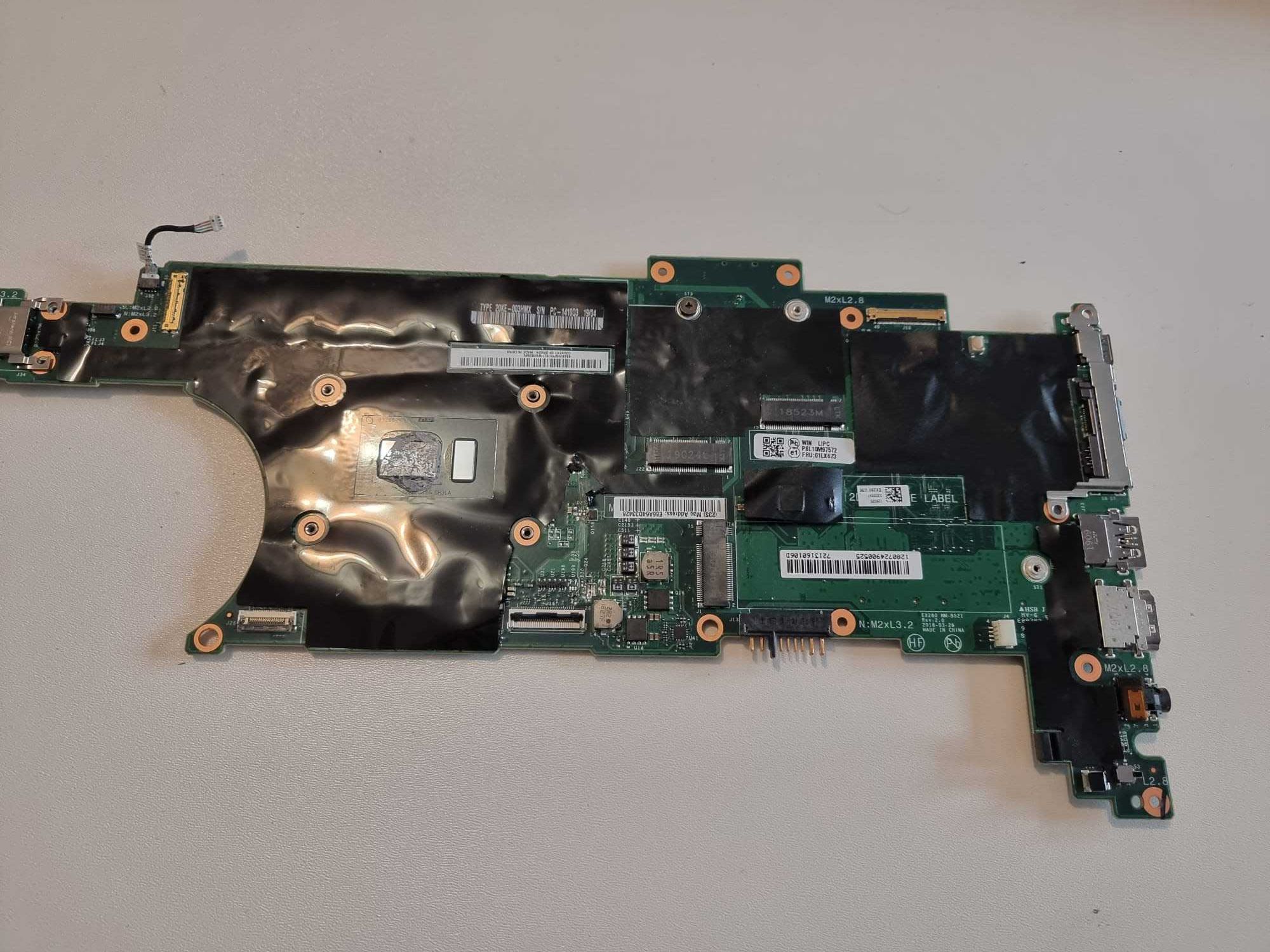 Placa de baza Lenovo x280 i5 DEFECTA