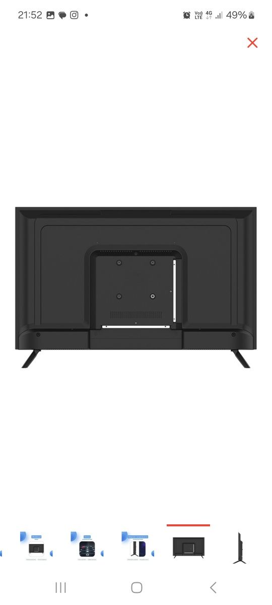Тв ARG LD32C6000 81см чёрный. Срочно продаю