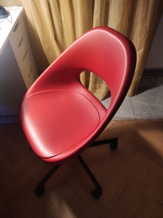 Въртящ се стол.офис стол, червен.икеа, IKEA