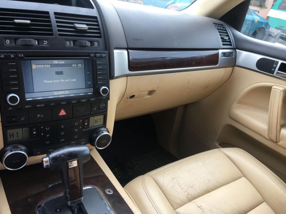 Vw touareg 5.0 v10 tdi porche порше кожа фолксваген тоарег на част