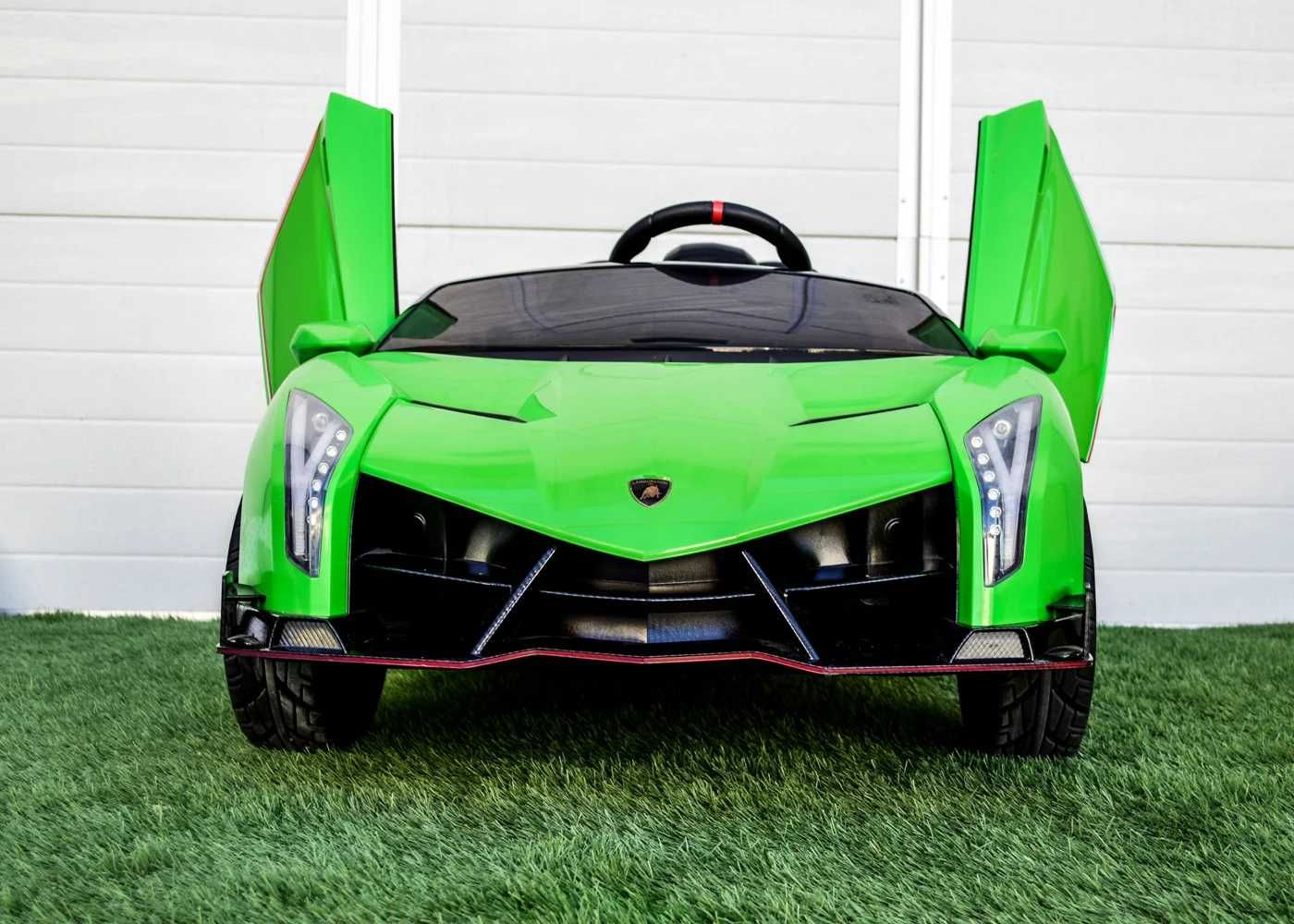 Masinuta electrica copii 2-6 ani Lamborghini Veneno 4x4 Roti Moi Verde
