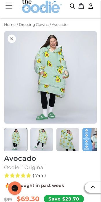 Оригинално Oodie - топло одеало за обличане