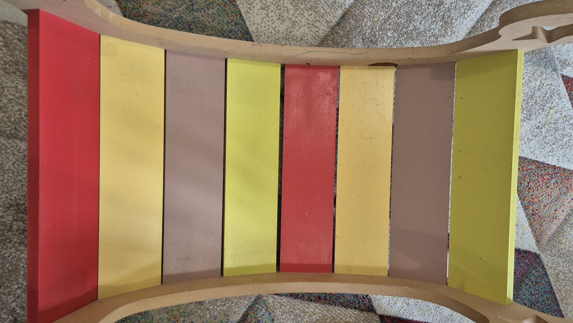 Rainbow rocker - balansoar copii lemn