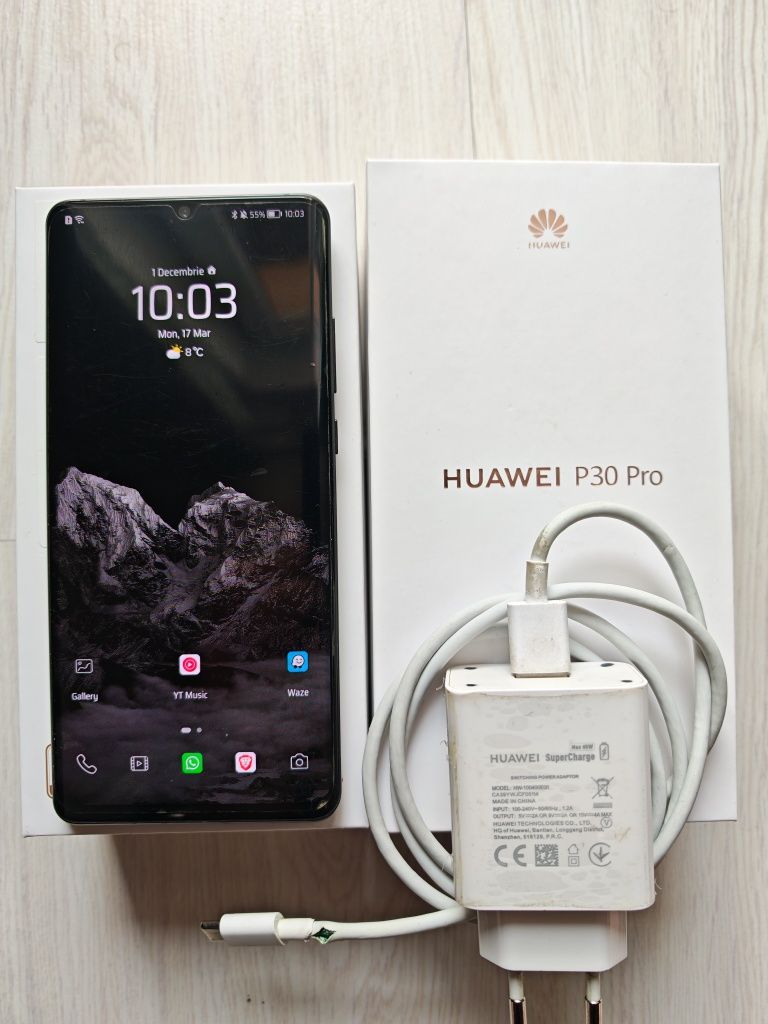 Huawei P30 Pro Black 128GB 6GB RAM - Google activ