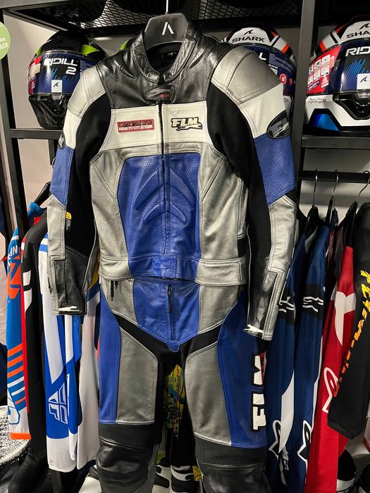 Дамски Кожен мото екип FLM размер 40 M-L ,2части, много запазен