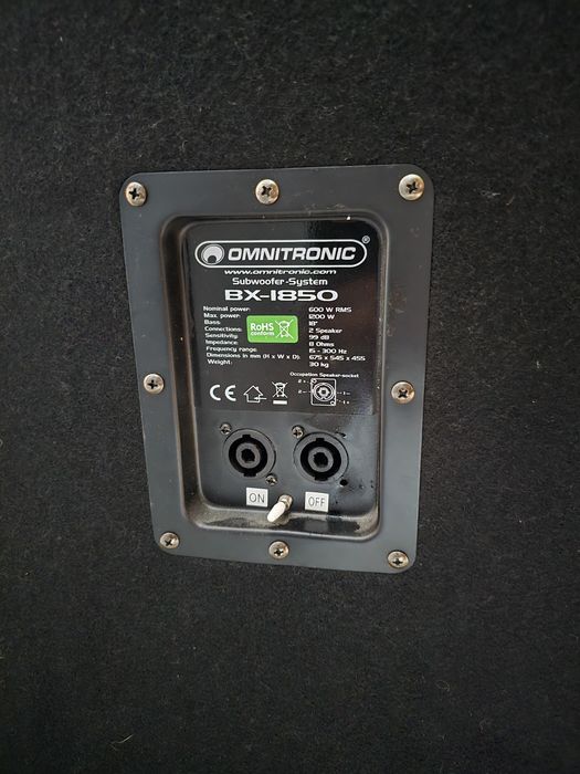 Vand Boxe Omnitronic (Negociabil)