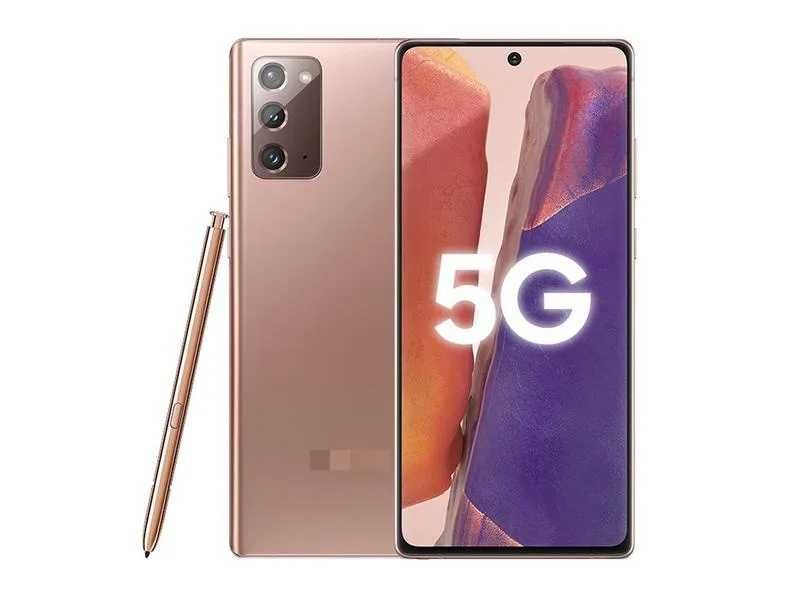 Ideal holatda Samsung Galaxy Note 20 5G 8 / 256GB, 1 nano SIM, bronza