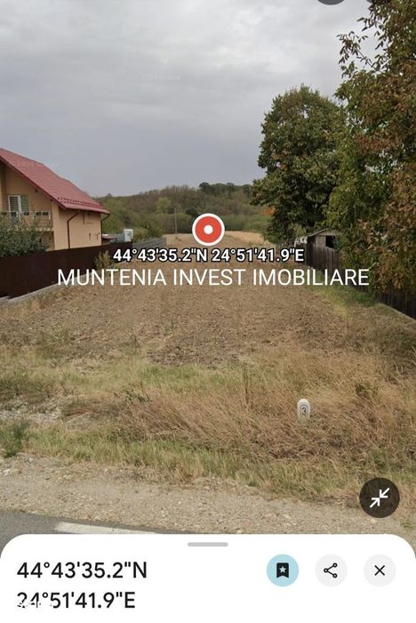 De vânzare teren 5400 mp. Sat Broșteni, jud. Arges