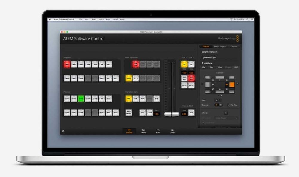 KIT MIXER AUDIO VIDEO PROFESIONAL filmare si transmisie cu 8 camere