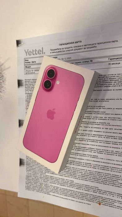 iPhone 16 128Gb 36m гаранция