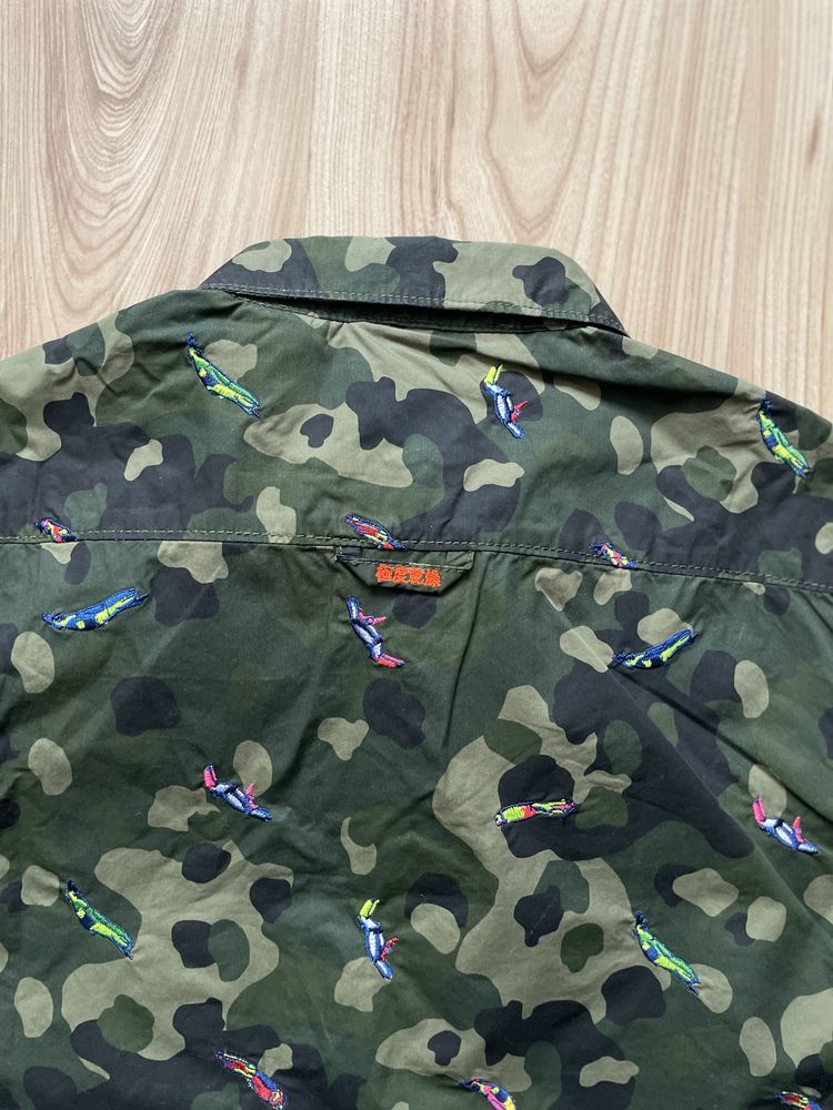 SUPERDRY / мъжка риза къс ръкав S/M