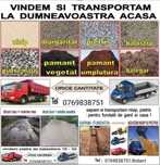 Transport NON-STOP nisip piatră pământ chișai