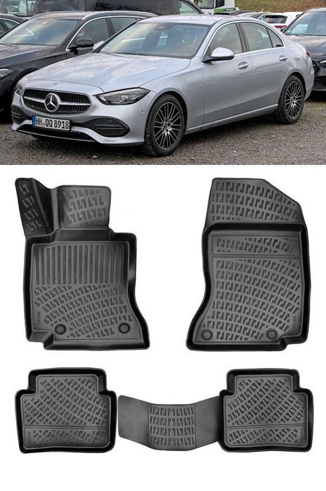 Гумени стелки RizLine съвместими с Mercedes C-class W206 2021+