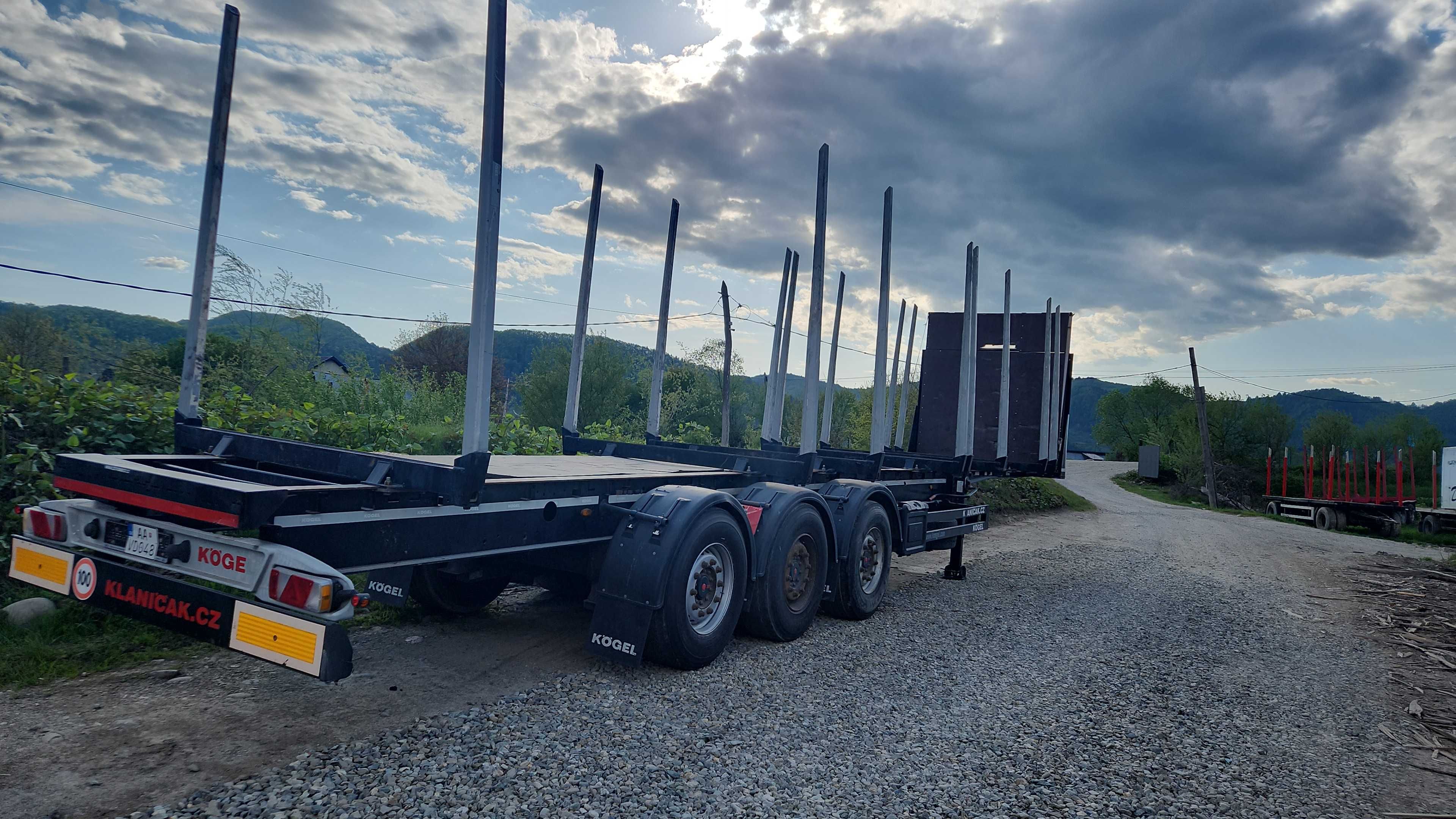 Semiremorca transport lemn sau multe piese din dezmembrări
