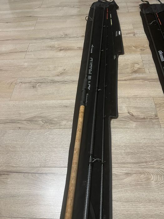Lanseta Okuma Custom Black Feeder XH, 4.20m, 150g, 3+3buc