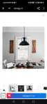 VÂND Lampa suspendata cu lant negru, E27, 1m, Negru  ESTE NOU

1️⃣0️⃣