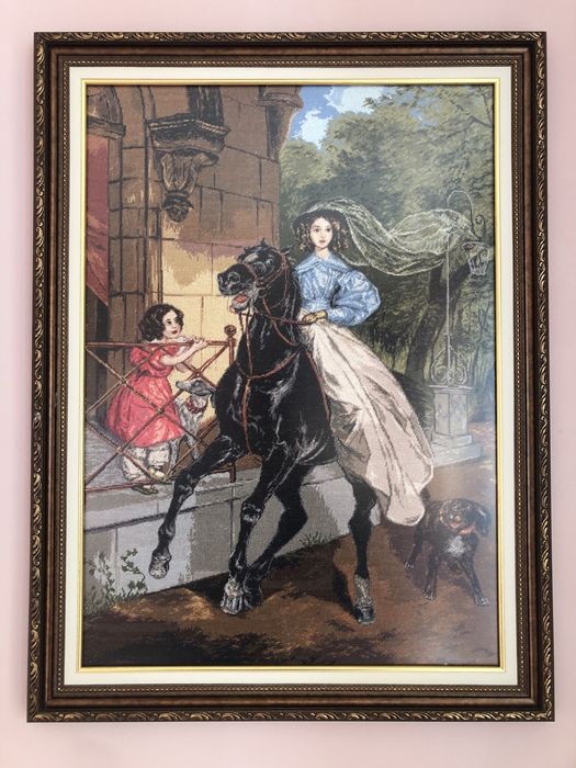 Гоблен " Ездачката "