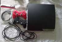 PS3 Slim 120gb + 19 игри и два контролера