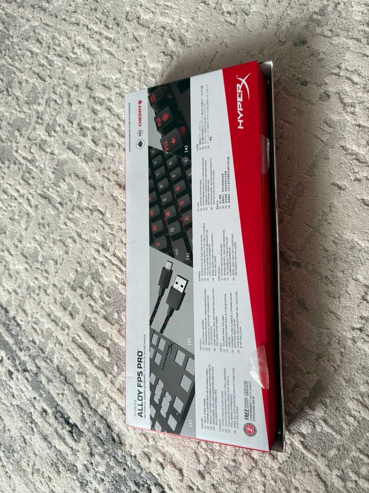 Hyperx Alloy FPS PRO клавиатура и мышка SS Sensei ten