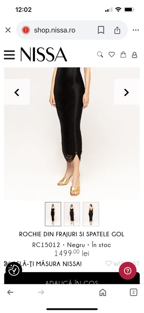 Vand rochie Nissa si Pnk casual purtata o data impecabila