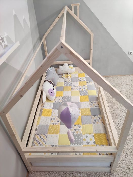 Модел: "ПЕПИ" | Детско легло къщичка в стил Монтесори