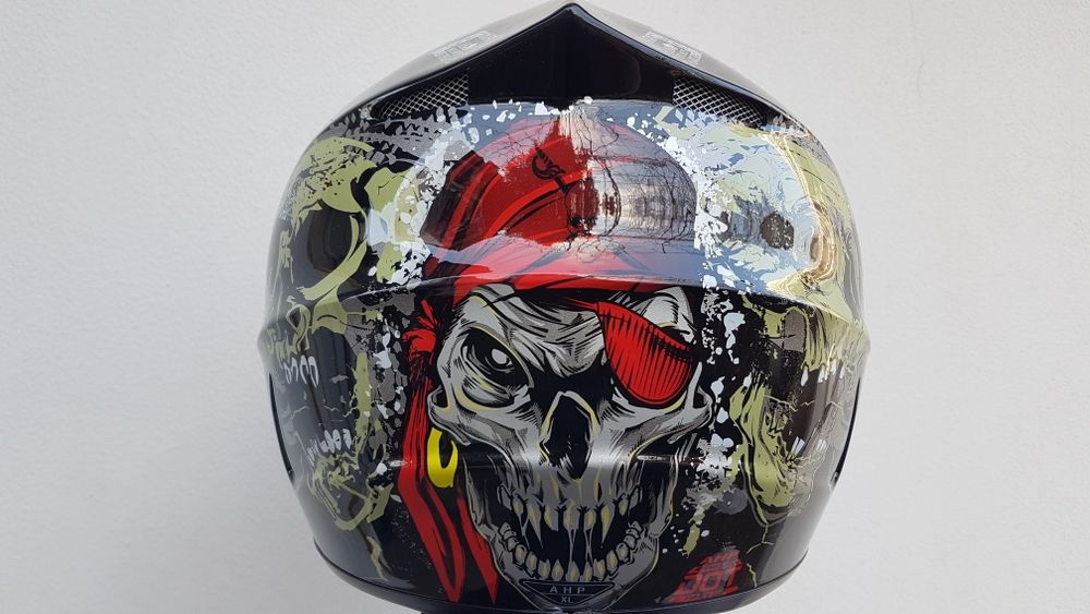 Casca downhill trotineta bicicleta atv enduro motocross