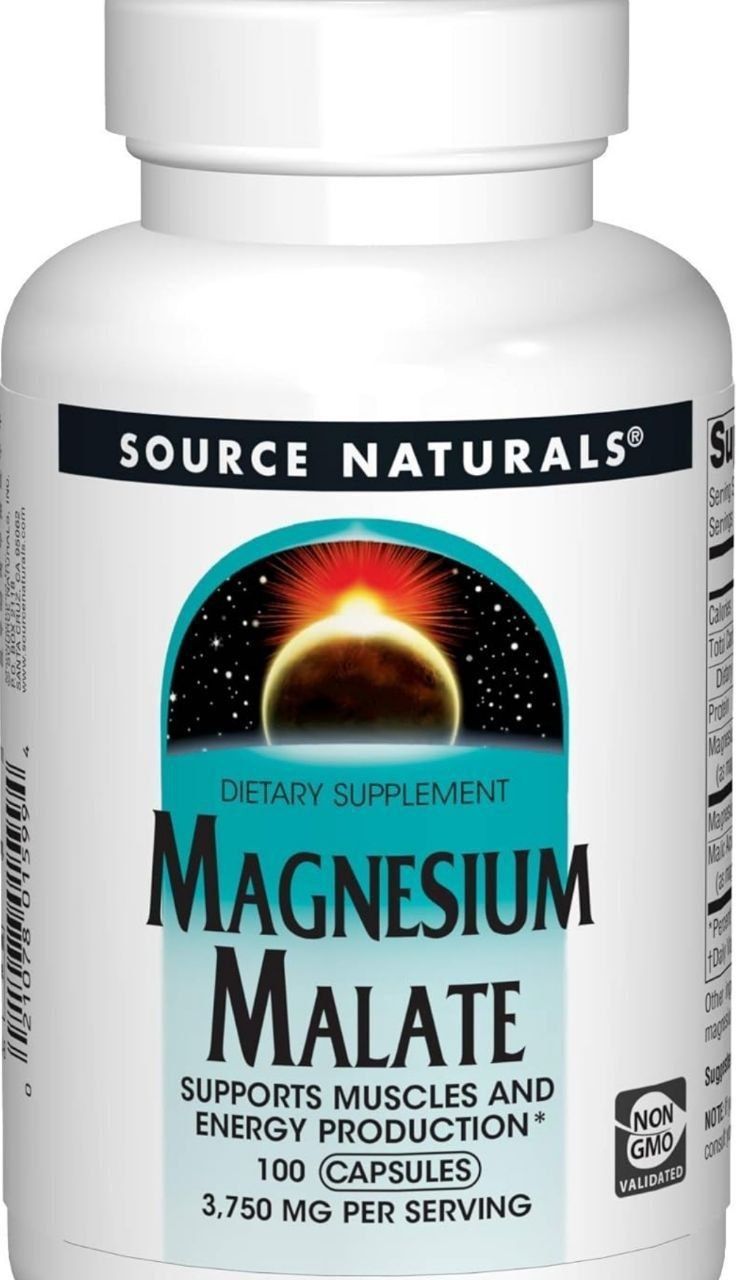 Магний малат magnesium malate 100 кап из Америки
