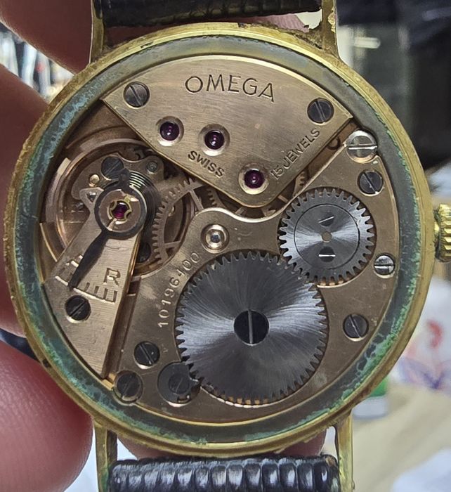 Ceas Omega Cal 265, aur 18 KA, vintage