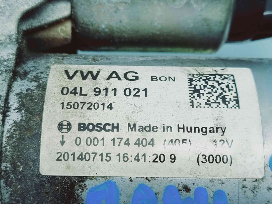 Electromotor 10 dinti AUDI Q7 (4LB) [ Fabr 2006-2014] 04L911021 | 000