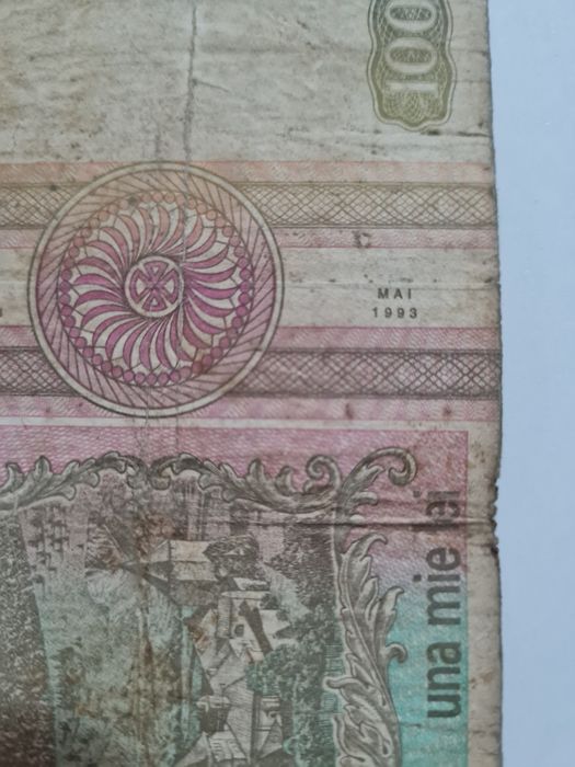 Bancnotă 1000 lei din 1993, serie limitată