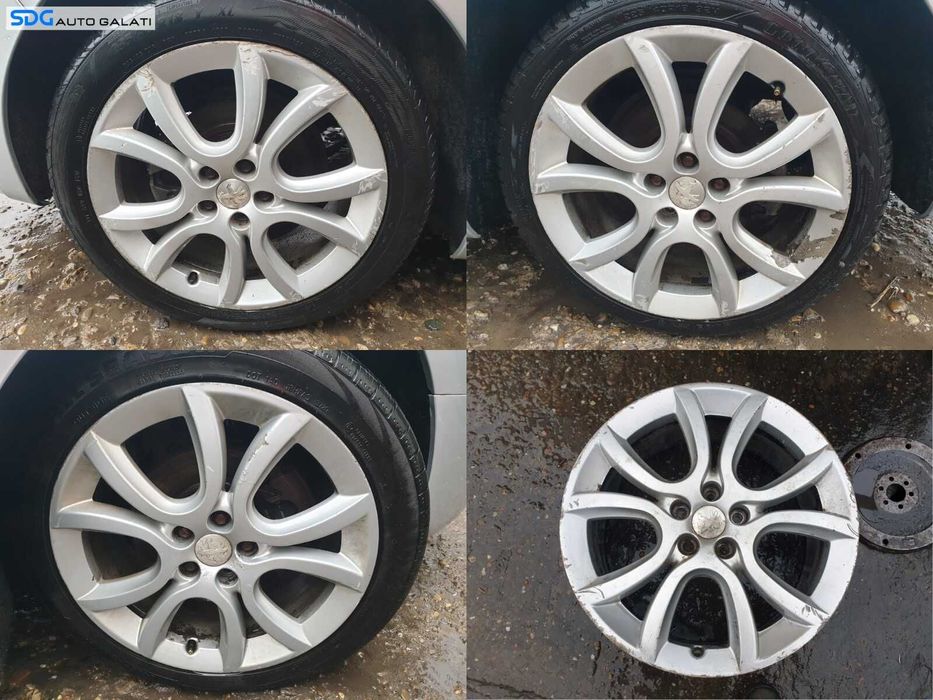 Set 4 Jante Roti Aliaj 5x108 235 45 18 R18 Peugeot 308 2013 - 2016 Cod 9671401880